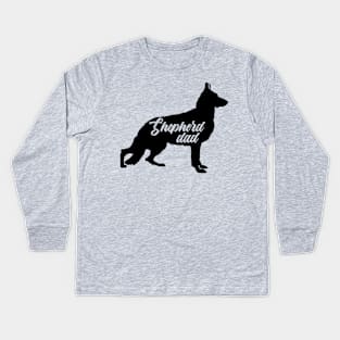 German Shepherd Dad Kids Long Sleeve T-Shirt